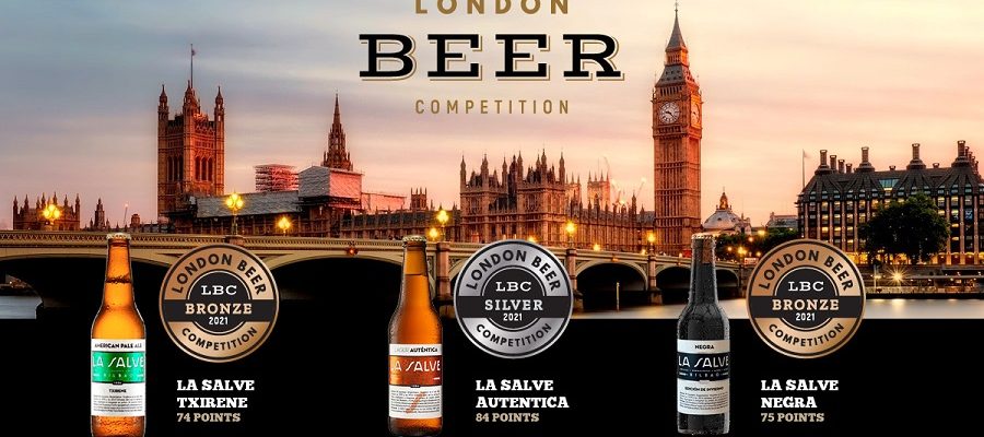 LA SALVE entrega los premios de la London Beer Competition al Clúster de Alimentación de Euskadi
