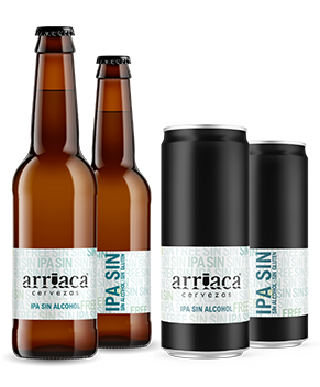 Arriaca refuerza su IPA SIN alcohol y sin gluten